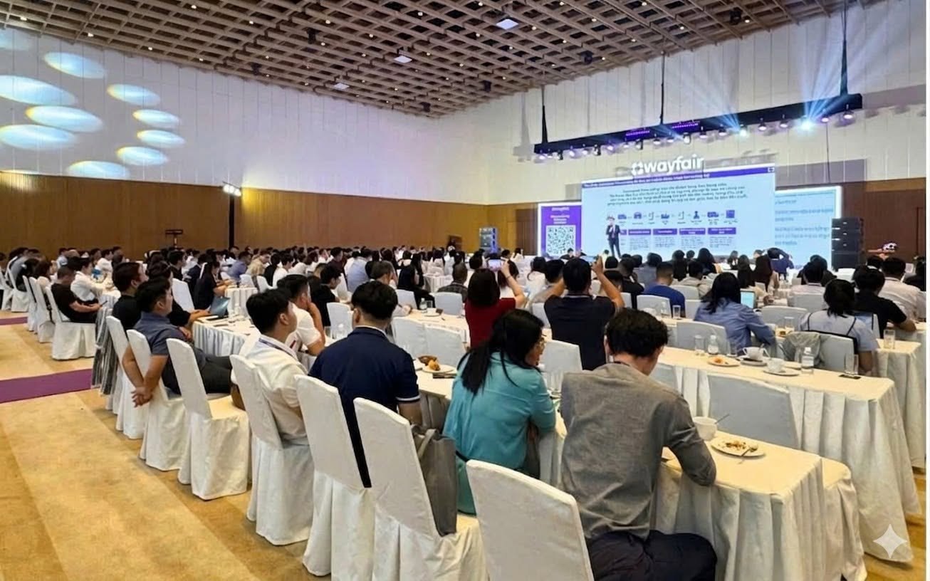 Hội trường Wayfair Global Selling Vietnam Summit 2026 tại TP.HCM